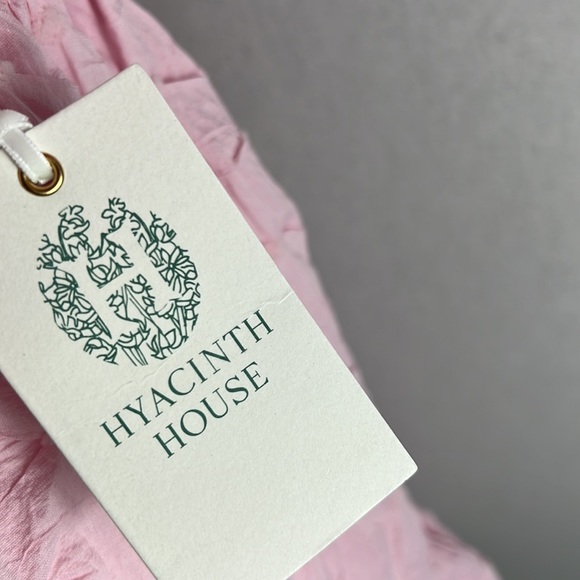 Tuckernuck hyacinth House pink Diamond Textured Isabella mini dress Size L NWT - Picture 9 of 12